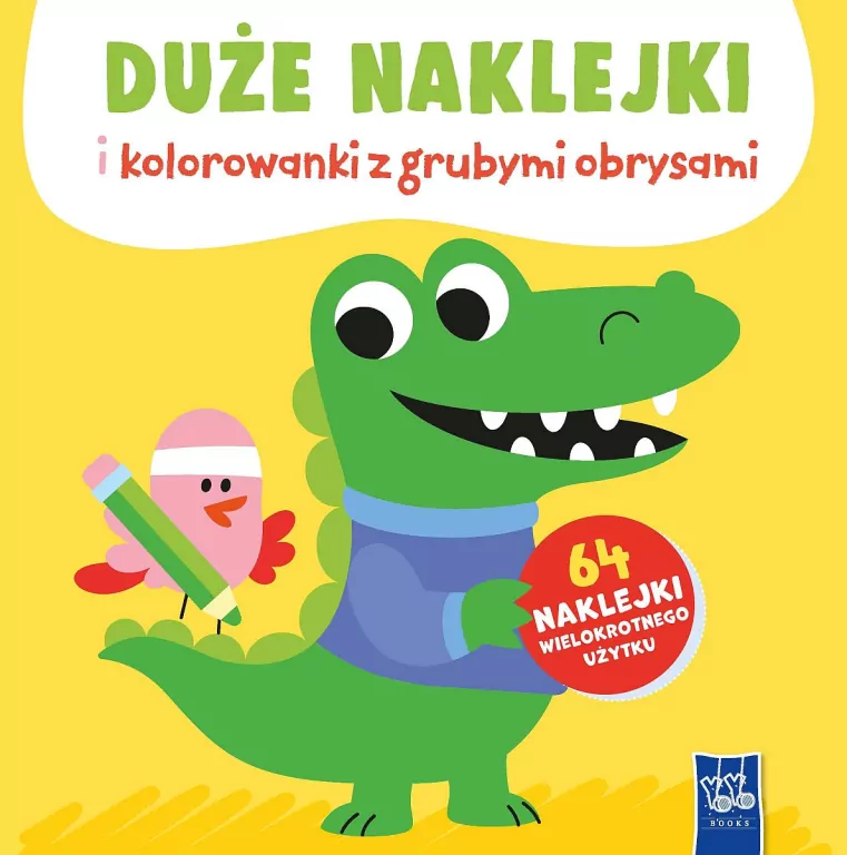 Duże naklejki i kolorowanki z grubymi obrysami - tantis.pl