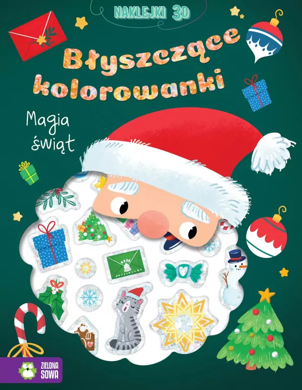 Błyszczące kolorowanki. Magia Świąt - tantis.pl
