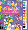 Malowanka z farbkami i pędzelkiem. Jednorożce - tantis.pl