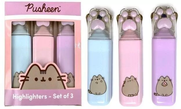 Zakreślacz Pusheen zestaw - tantis.pl
