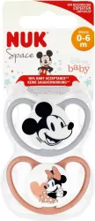 NUK. Space. Smoczki. 0-6 miesięcy. Myszka Miki i Minie