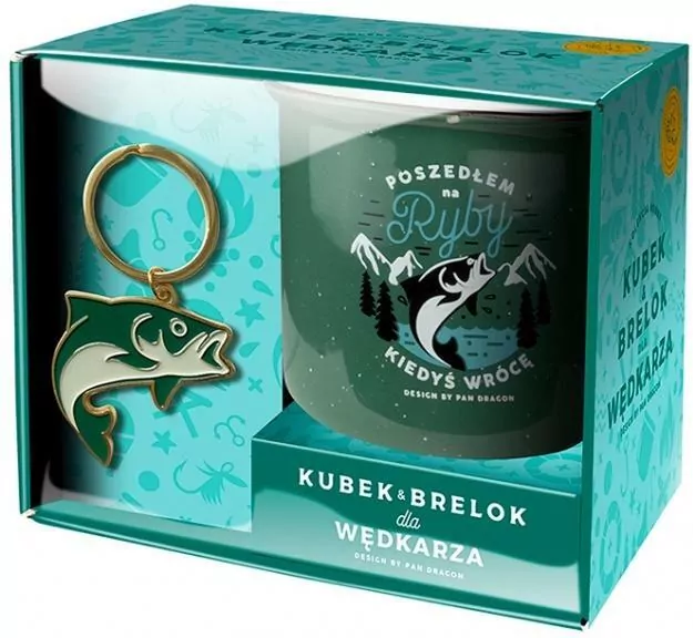 Zestaw: kubek i brelok Hobby. Ryby - tantis.pl