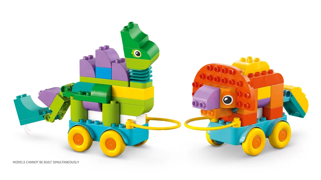 LEGO® Duplo. 3 w 1 Dinozaury na kółkach 10451 - tantis.pl