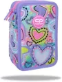 Piórnik 3-komorowy z wyposażeniem Coolpack Jumper 3 Sew Heart - tantis.pl