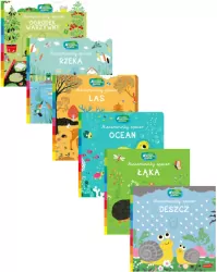 Pakiet: Ogródek warzywny / Rzeka / Las / Ocean / Łąka / Deszcz. Niesamowity spacer. Akademia mądrego dziecka