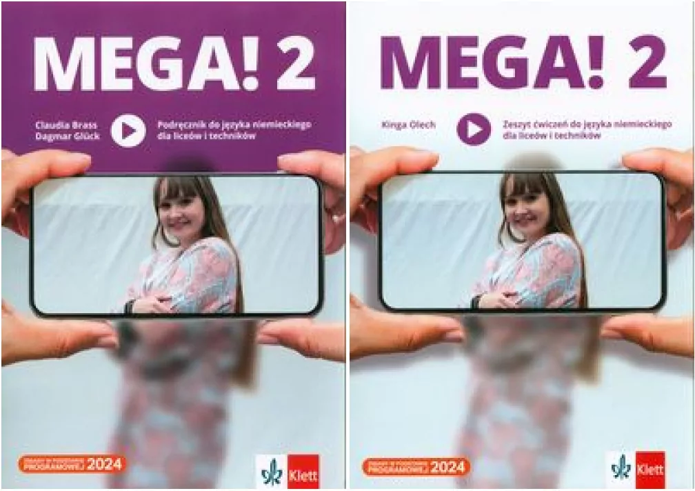 Pakiet: Mega! 2.  Język niemiecki. Podręcznik / Zeszyt ćwiczeń dla liceum i technikum - tantis.pl