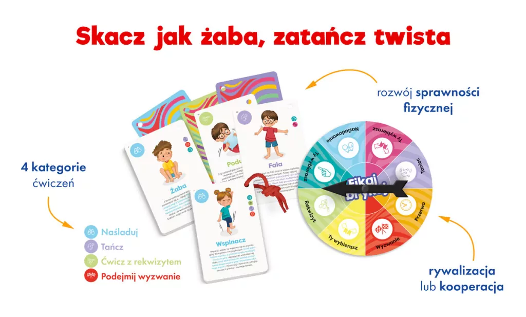 Kapitan Nauka. Fikaj, brykaj. Gra ruchowa - tantis.pl