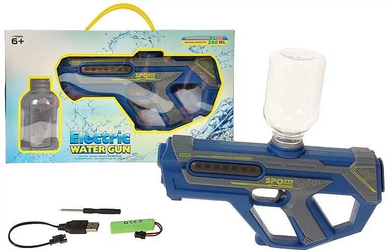 Pistolet na wodę elektryczny światło USB MIX - tantis.pl