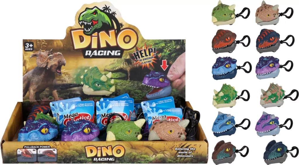 BRELOK DINO P/B 7CM MIX MC DISP 12/360/720 - tantis.pl