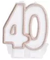 Świeczka jubileuszowa 40 - tantis.pl