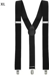 Czarne szelki 115-120cm