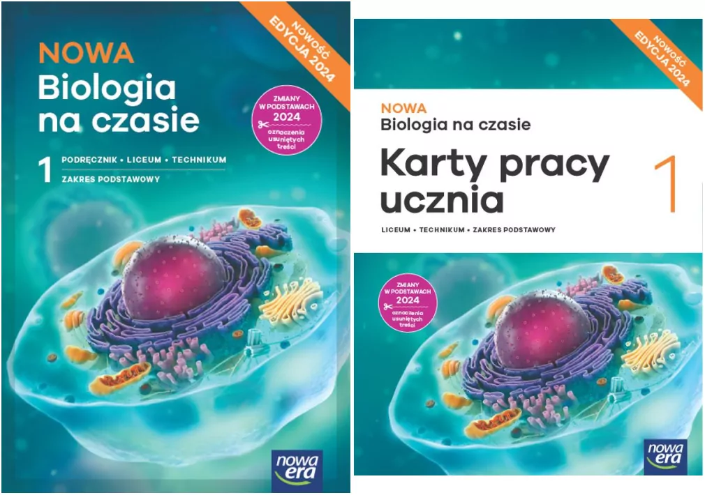 Pakiet: NOWA Biologia na czasie 1. Nowa edycja. Podręcznik + Karty pracy ucznia do liceum i technikum. Zakres podstawowy - tantis.pl