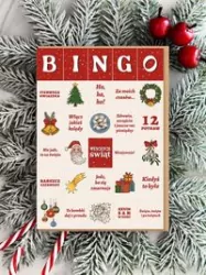 Karnet Boże Narodzenie. BINGO świąteczne