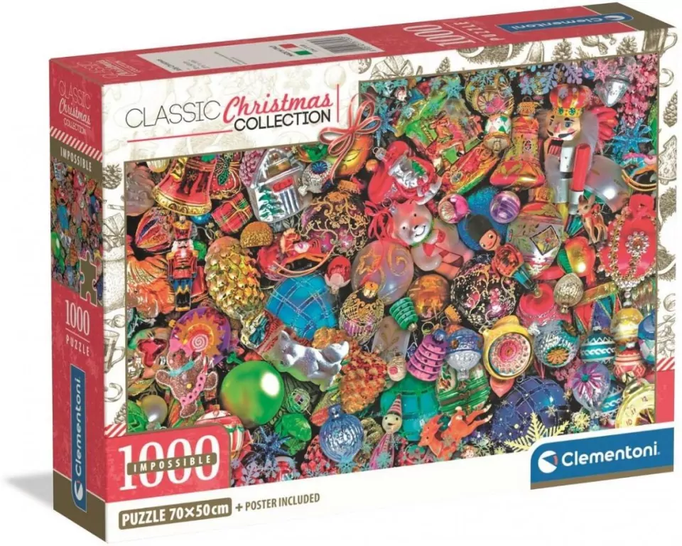 Puzzle 1000 Impossible Xmas Coll. Jolly Christmas - tantis.pl