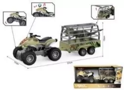 Quad + przyczepa 1:16 światło dźwięk