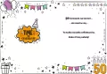 Karnet A5 Urodziny 50 - Graffiti - tantis.pl
