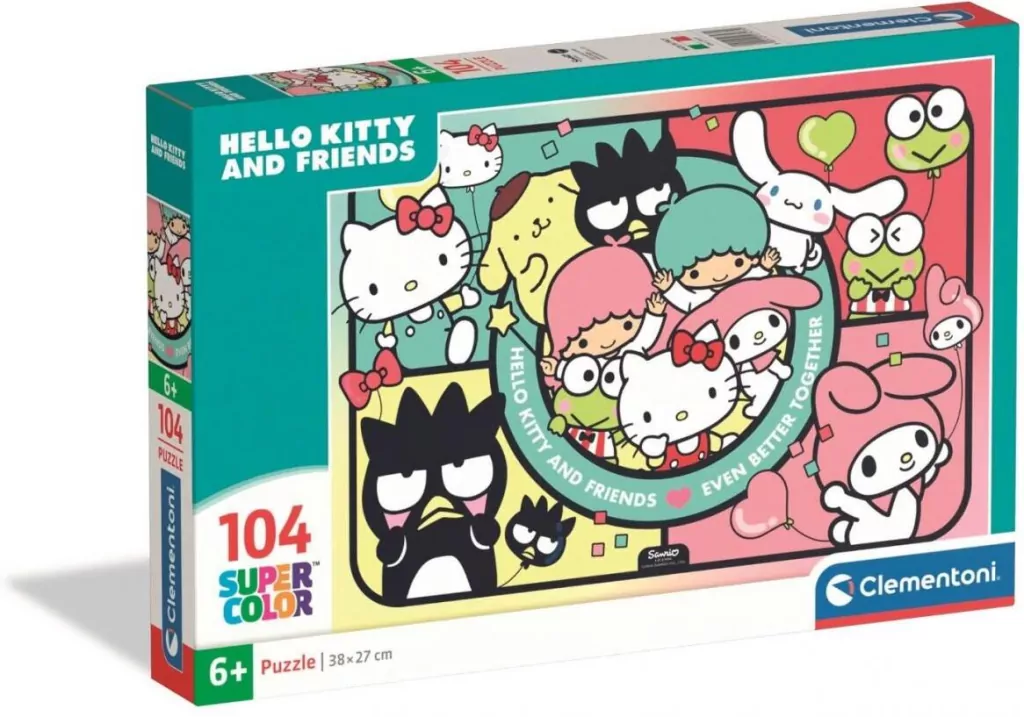 Puzzle 104 Super Color Hello Kitty - tantis.pl