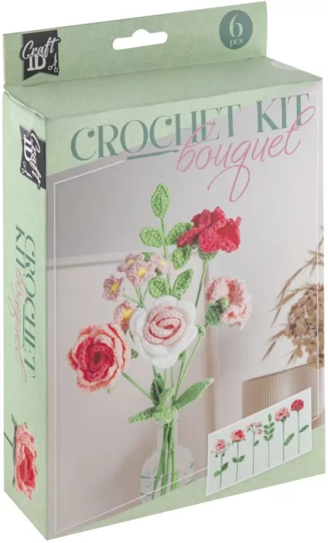 Zestaw do szydełkowania bukiet kwiatów - tantis.pl