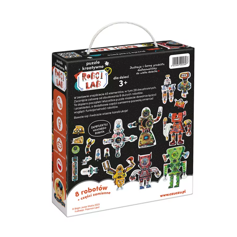 CzuCzu. Puzzle kreatywne. Robot Lab - tantis.pl