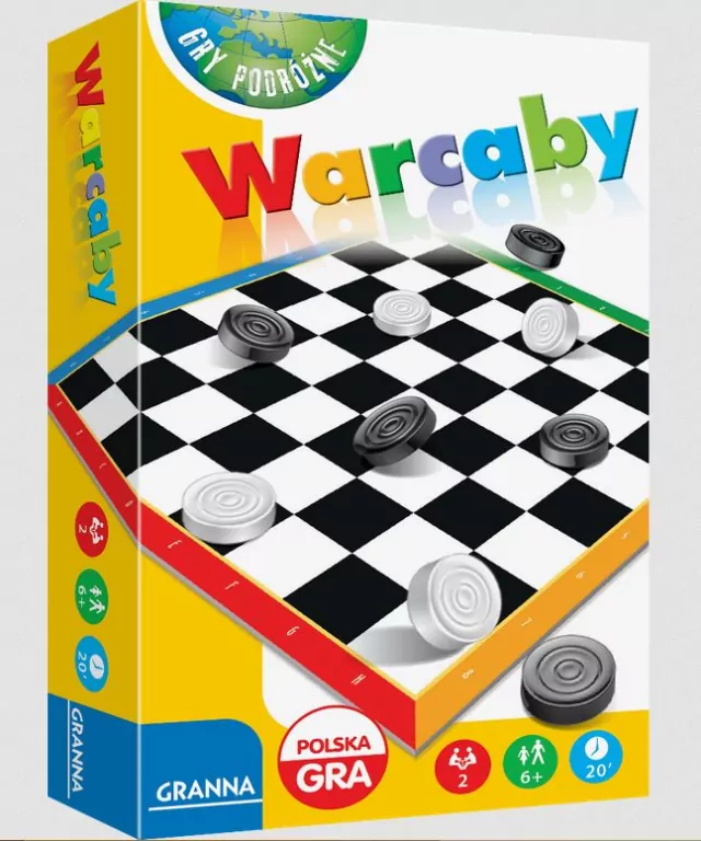 Warcaby mini wersja podróżna GRANNA - tantis.pl