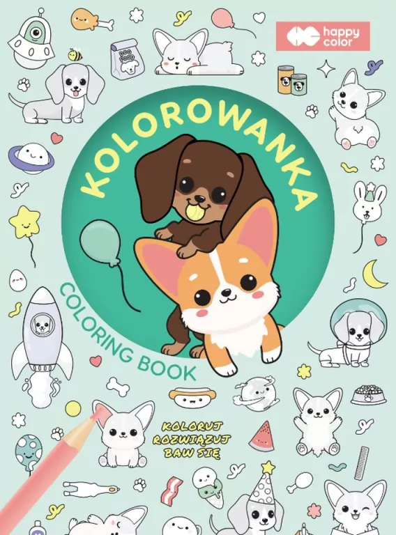 MALOWANKA A5 CORGI TEAM HAPPY COLOR - tantis.pl