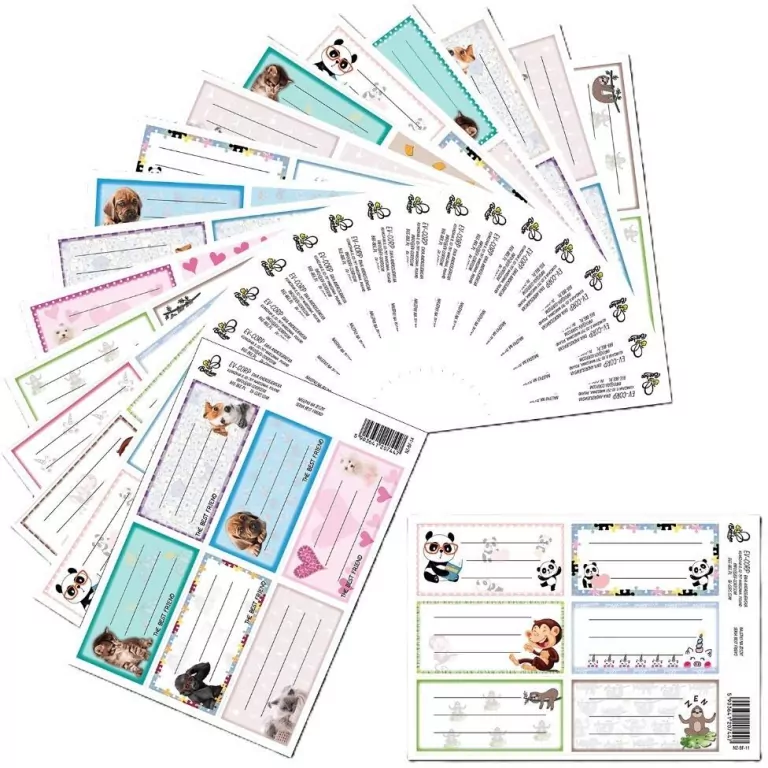 Nalepki na zeszyt. Best friend - tantis.pl