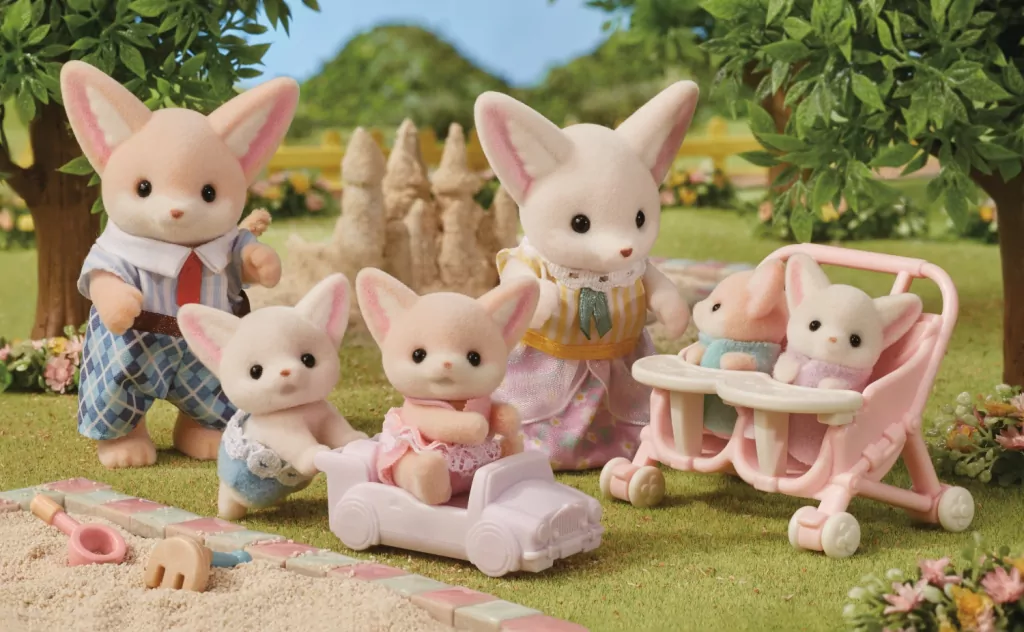 Rodzina lisów pustynnych. Sylvanian Families - tantis.pl