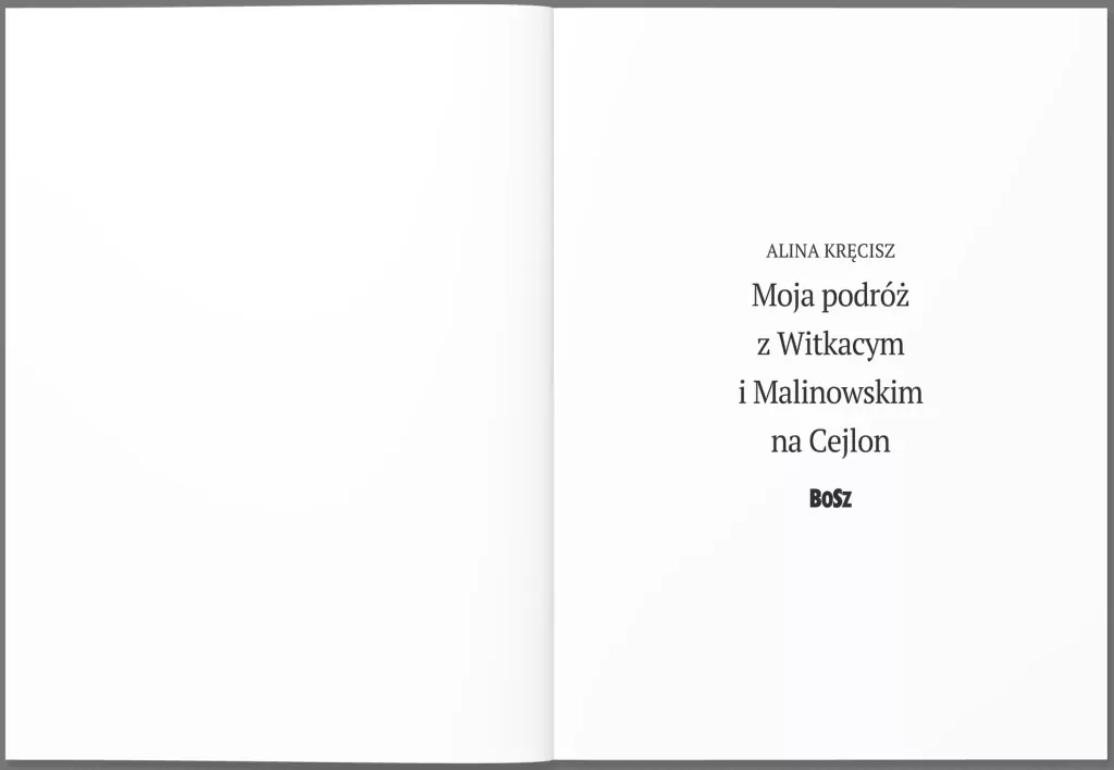 Moja podróż z Witkacym i Malinowskim na Cejlon - tantis.pl