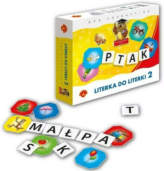 Literka do literki 2. Gra edukacyjna - tantis.pl