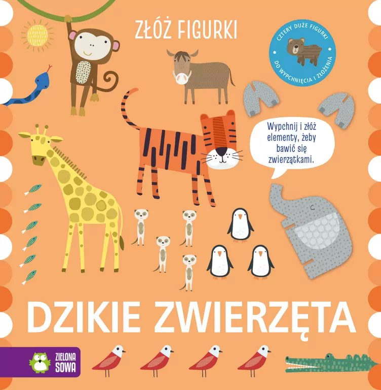 Złóż figurki. Dzikie zwierzęta - tantis.pl