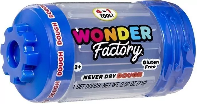 Wonder Factory Never Dry Dough Singles - Blue - tantis.pl