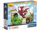 Clementoni. Klocki Spidey And His Amazing Friends, 12 elementów - tantis.pl