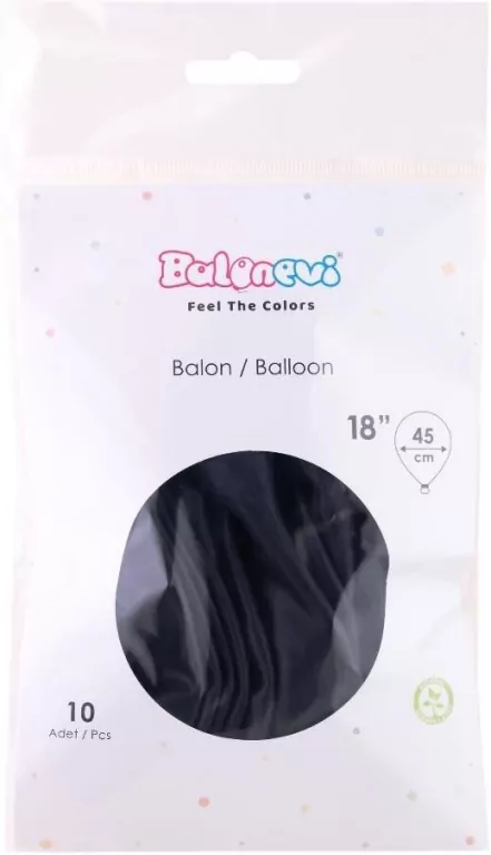 Balony lateksowe Pastel granat 45cm - tantis.pl