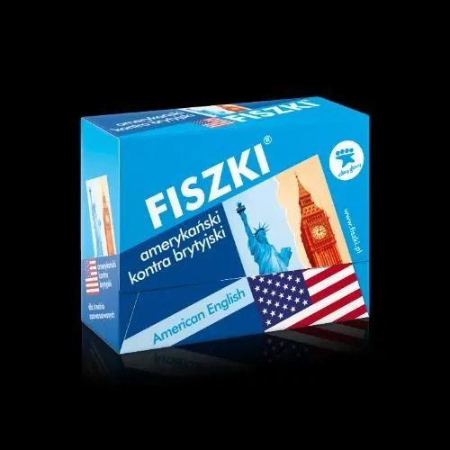 Angielski. Fiszki - Amerykanski vs.brytyjski - tantis.pl