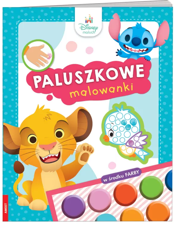 Disney Maluch. Paluszkowe Malowanki - tantis.pl