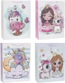 Torebka z brokatem Unicorn 18x23x8cm mix ROZETTE. 1 sztuka - tantis.pl