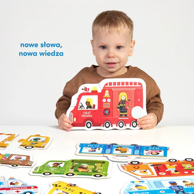 CzuCzu. Pojazdy. Pierwsze puzzle. 2+ - tantis.pl