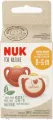 NUK For nature. Smoczki 2 sztuki. 0-6 miesięcy. Czerwony i biało-czerwony - tantis.pl