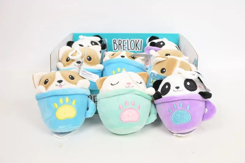 Brelok kubek zwierzątko mix STnux - tantis.pl