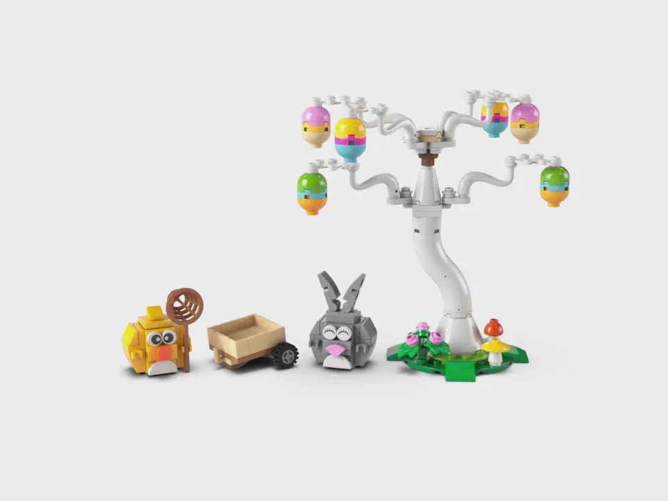 LEGO® Poszukiwanie pisanek z zajączkiem i kurczaczkiem 40808 - tantis.pl