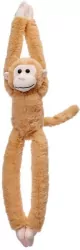 Maskotka małpka wisząca beżowa