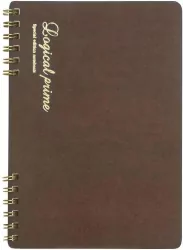 Notatnik B5 12x15cm Logical Prime PT brązowy