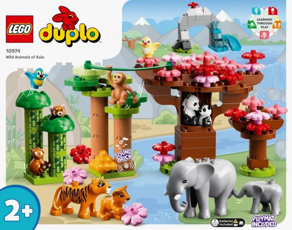 LEGO® DUPLO® Town. Dzikie zwierzęta Azji. 10974 - tantis.pl