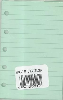 Wkład do organizera M Linia zielona ANTRA - tantis.pl