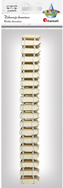 Drewniany płotek 90 cm 30x7x2mm - tantis.pl
