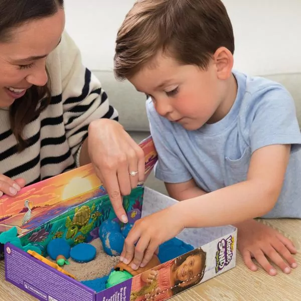 Kinetic Sand - Piasek kinetyczny Plaża żółwi - tantis.pl