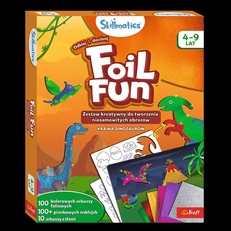 Zestaw Skillmatics Foil Fun Kraina DinozaurówTREFL - tantis.pl