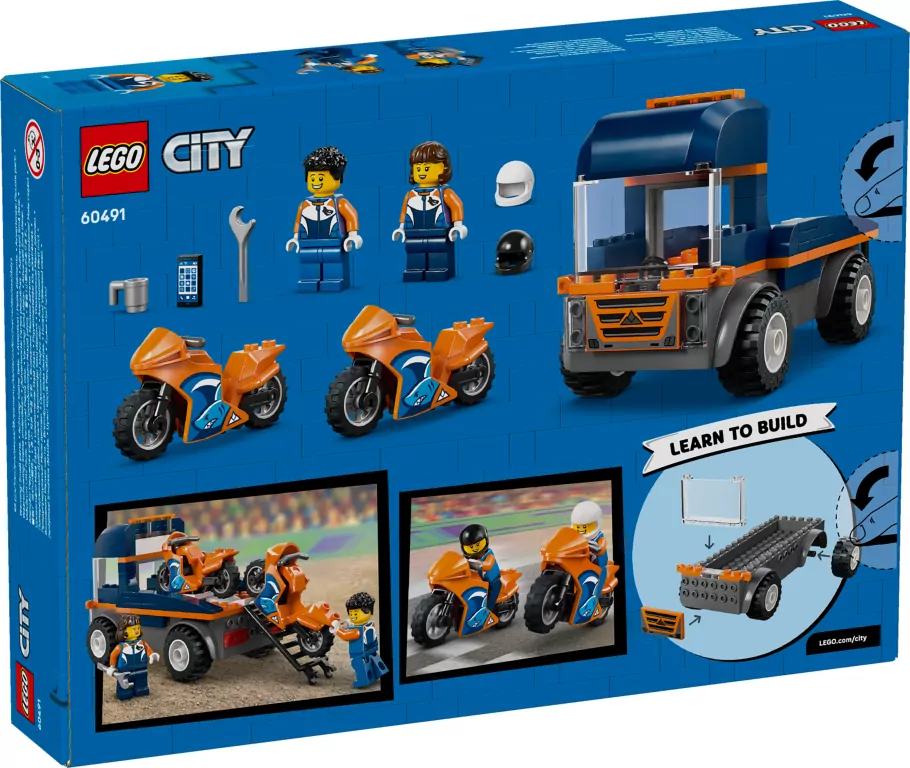 LEGO® City. Laweta dla motocykli 60491 - tantis.pl
