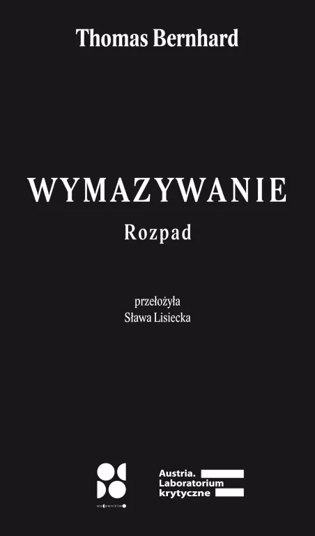 Wymazywanie. Rozpad - tantis.pl