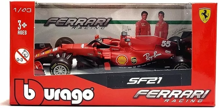 Ferrari Racing 499P LMH #51 Red 1:43 BBURAGO - tantis.pl